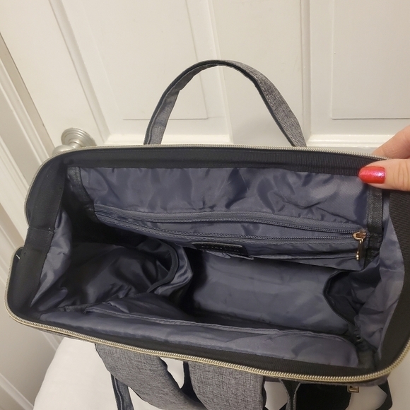 LOVEVOOK Laptop Backpack/top handle Bag Grey, Versatile, Business Casual